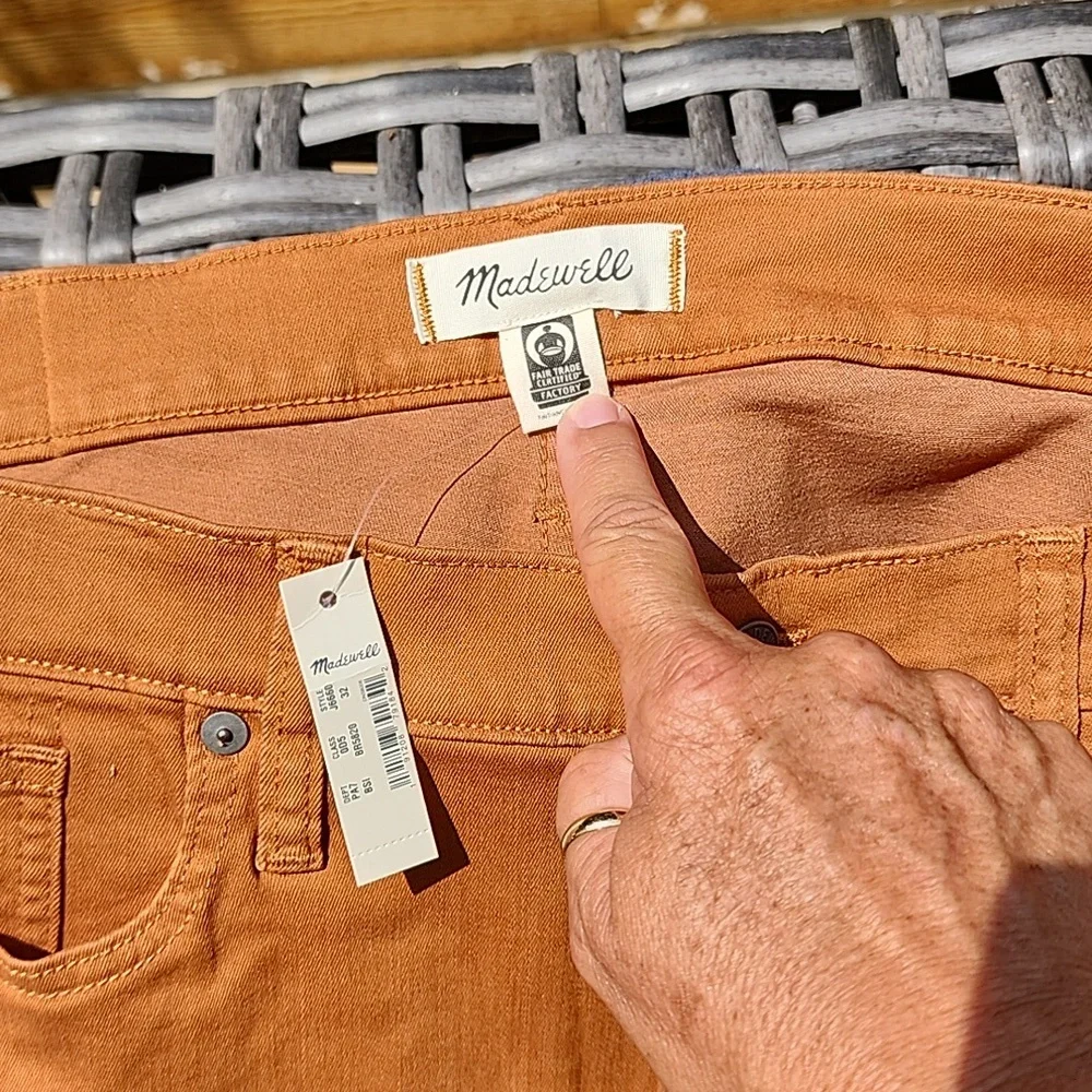 Madewell rust color high ruse skinny size 14/32 - Picture 1 of 5